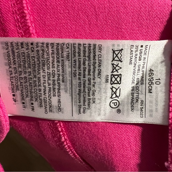 Banana Republic, gorgeous bright pink dress, NWT size 10 - Picture 5 of 8